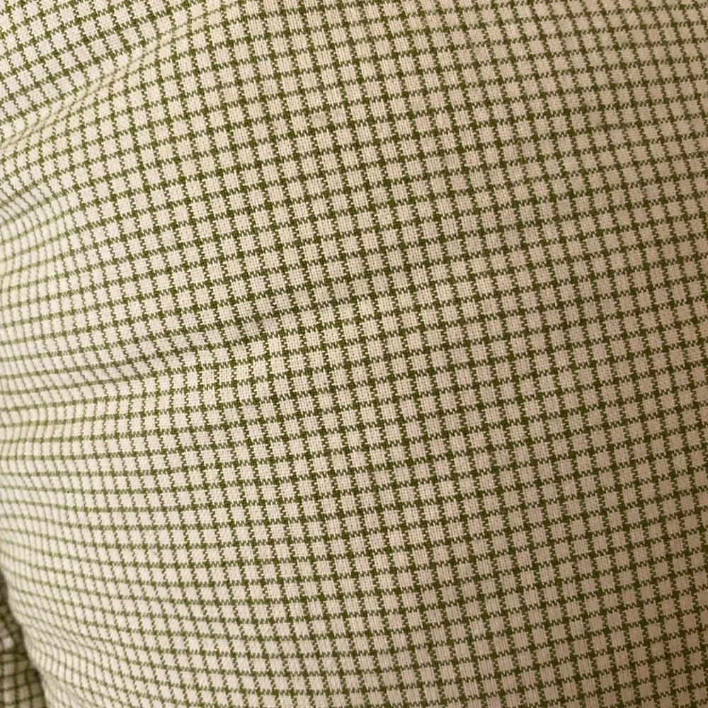 Pink & Green Piped Gingham and Plaid Pillow Sham by Luxury Designer Catfish Bite